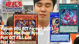 Yugioh 游戏王 OCT OCG FORMAT 2023  Rescue Ace Deck Profile Post OCT FampL List Feat Kai [upl. by Seda]