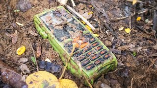 FIND OLD ARMY PHONE IN RIVER  Restoration old phone [upl. by Brigid]