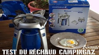 Test réchaud campingaz bivouac  Stove [upl. by Paehpos837]