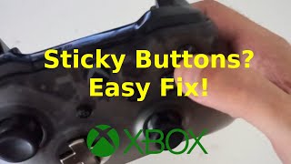 Sticky Controller Button Easy Fix Sticking Y Button XBox Controller [upl. by Elwina68]