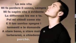 Tiziano Ferro La Differenza Tra Me e Te Lyrics [upl. by Hesper]