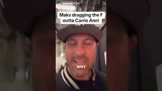 DWTS Maks Dragging Carrie Ann for poor judging [upl. by Tirrell782]