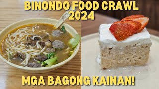 BINONDO FOOD CRAWL 2024  VLOG TOUR  YEAR 6 [upl. by Delanos]