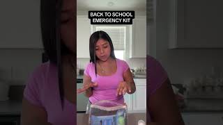 Back to school Emergency Kit 🚨emergency emergencykit backtoschool hygiene [upl. by Osei]