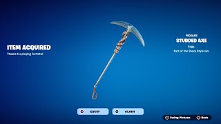 STUDDED AXE PICKAXE RETURN RELEASE DATE IN FORTNITE ITEM SHOP 2024 [upl. by Adnoma]