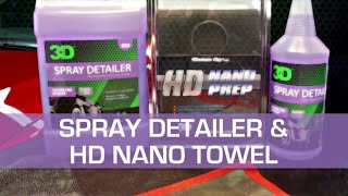 SPRAY DETAILER and HD NANO TOWEL clay Alternative [upl. by Ellehcear]