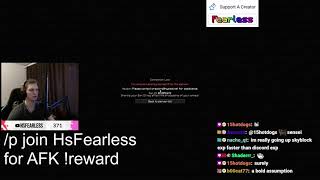 HSFearless Banned Live on Stream [upl. by Simeon320]