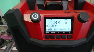 Hilti Baustellenradio Jobsite radio HILTI RADIOLADEGERÄT RC 436DAB [upl. by Nonah]