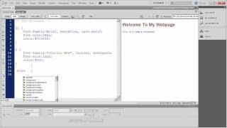 12  Introduction to Dreamweaver Tutorial CS5 [upl. by Yedrahs]