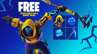 how to get FREE Voidlands Exile pack in fortnite Starter Pack free skins [upl. by Saw109]