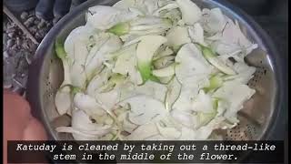 Katuday Salad Corkwood tree flower  How to cook  Quick and easy [upl. by Notgnillew]