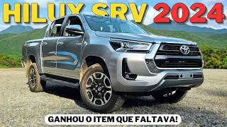 Nova Hilux SRV 2024 a versão mais vendida É A VERDADEIRA RAINHA DO AGRO [upl. by Ayisan]