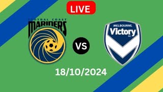 Central Coast Mariners vs Melbourne Victory live football score result  2024 [upl. by Atalya]