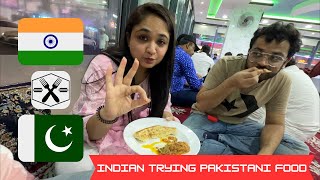 INDIANS 🇮🇳 IN PAKISTAN TRYING PAKISTANI 🇵🇰FOOD FOR THE FIRST TIME  VLOG 23 [upl. by Verney182]