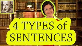 4 Types of Sentences  English Grammar for Beginners  Basic English  ESL [upl. by Anirehtak]