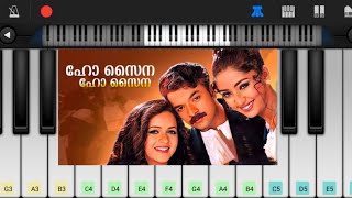 Hosaina Hosaina  EASY and SLOW Piano Tutorial  Chathikkatha Chanthu [upl. by Yehus672]