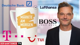 Märkte am Morgen Apple Boeing Nvidia Telekom Dt Bank Infineon Lufthansa TUI Hugo Boss [upl. by Cariotta628]