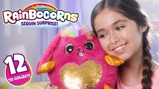 NEW from ZURU  RAINBOCORNS  Sequin Surprise Plush Toy  Toys for Kids [upl. by Ardnekahs]