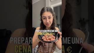 Cena x2 salva €  perfetta per San Valentino💘 risparmiare risparmio gnocchi [upl. by Komara593]