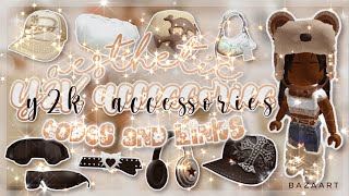 Aesthetic Y2K Accessory Codes and Links  Roblox Bloxburg Berry Avenue Brookhaven [upl. by Oicnoel878]