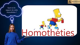 3eme  24  Homothéties  Calculer le rapport dhomothétie [upl. by Aicilef]