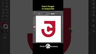 Design JC Letter Logo using Grid  Adobe Illustrator [upl. by Mercado]