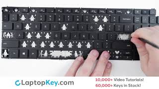 Keyboard Key Repair Guide  Dell Inspiron 5584  Install Repair Fix 5590 7591 [upl. by Faxun]