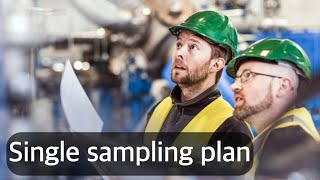 Sampling Inspection plans for Attributes single sampling plan [upl. by Stutman290]