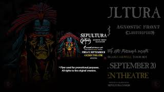 Last Chance Sepultura FINAL DENVER SHOW Ticket link in description Sepultura farewelltour live [upl. by Alfy375]