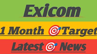 Exicom share  Exicom share latest news  Exicom share news today [upl. by Kella430]