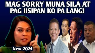 VP SARA DUTERTE HUMARAP SA MEDYA MAG KAAYOS NA VP SARA AT PBBM [upl. by Lalage]