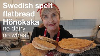 Delicious Swedish Spelt Flatbread  Hönökaka No Wheat Or Lactose [upl. by Jori]