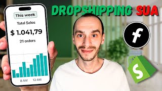 1000 Dropshipping din Romania in SUA cu Facebook Ads si Shopify [upl. by Geibel]