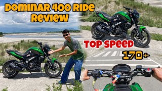 Dominar 400 short ride review  Dominar 400 top speed test 🚀😳 BIPIN [upl. by Sanalda]