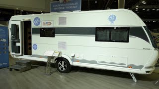 Amazing interior caravan Hobby MAXIA 595 model 2024 [upl. by Warila]