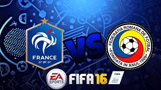 FRANCE VS ROUMANIE  EURO 2016  FIFA 16 [upl. by Wehttan648]