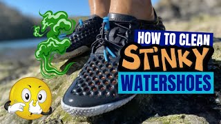 How to Clean Smelly Water Shoes  DIY [upl. by Neeluj786]