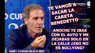 Ruggeri quotBenedetto deja de hacerte la victima porque vos sos el PEOR de todosquot [upl. by Skillern]