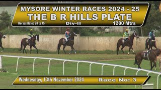 Race No 3 The BRHills Plate DIV  2 [upl. by Arais]