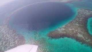 67seconds flying over the Blue Hole Belize [upl. by Hairaza]