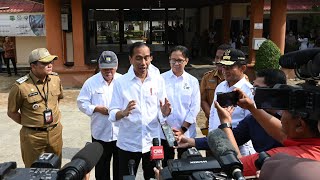 Keterangan Pers Presiden Jokowi setelah Tinjau RSUD Sibuhuan Padang Lawas 15 Maret 2024 [upl. by Aihsekat]