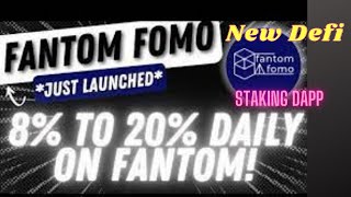 Fantom Fomo  How to Earn Huge APY Staking Fantom [upl. by Obadiah]