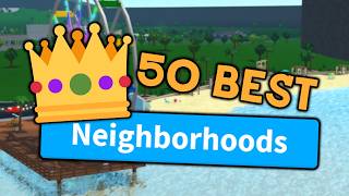 TOP 50 WORKING 2024 BLOXBURG NEIGHBORHOOD CODES  Roblox Bloxburg [upl. by Mic]