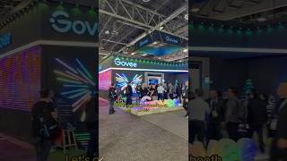 RGB goals 😍 Govee booth at CES 2024 [upl. by Auqinom]