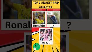 Unveiling the Top 3 Highest Paid Athletes in the World Can You Guess the Missing Name [upl. by Yelsiap]