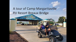 A tour of Camp Margaritaville RV Resort Breaux Bridge [upl. by Akenn773]