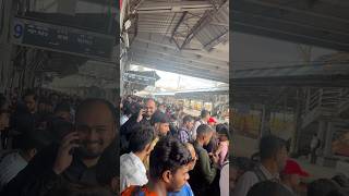 Thane Railway Station crowded [upl. by Anilrats998]