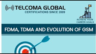 FDMA TDMA and Evolution of GSM  GSM fundamentals by TELCOMA Global [upl. by Tobi]