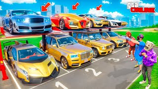 ВЫБИЛ САМЫЕ ДОРОГИЕ ТАЧКИ НА БОГАТОЙ ПАРКОВКЕ БИТВА РАНДОМА В GTA 5 ONLINE [upl. by Sidoeht367]