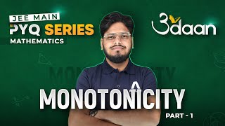 Monotonicity Part1  Previous Year Questions for JEE Main 2024  Udaan PYQ Series  ALLENJEE [upl. by Hnid552]